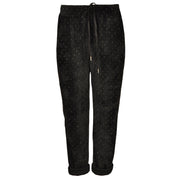 Diamante stud chenille pants
