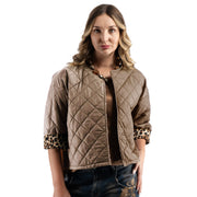 Short quilted jacket