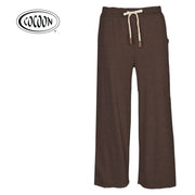 Cocoon melange knit wide leg pants