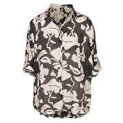 Leaf print shirt