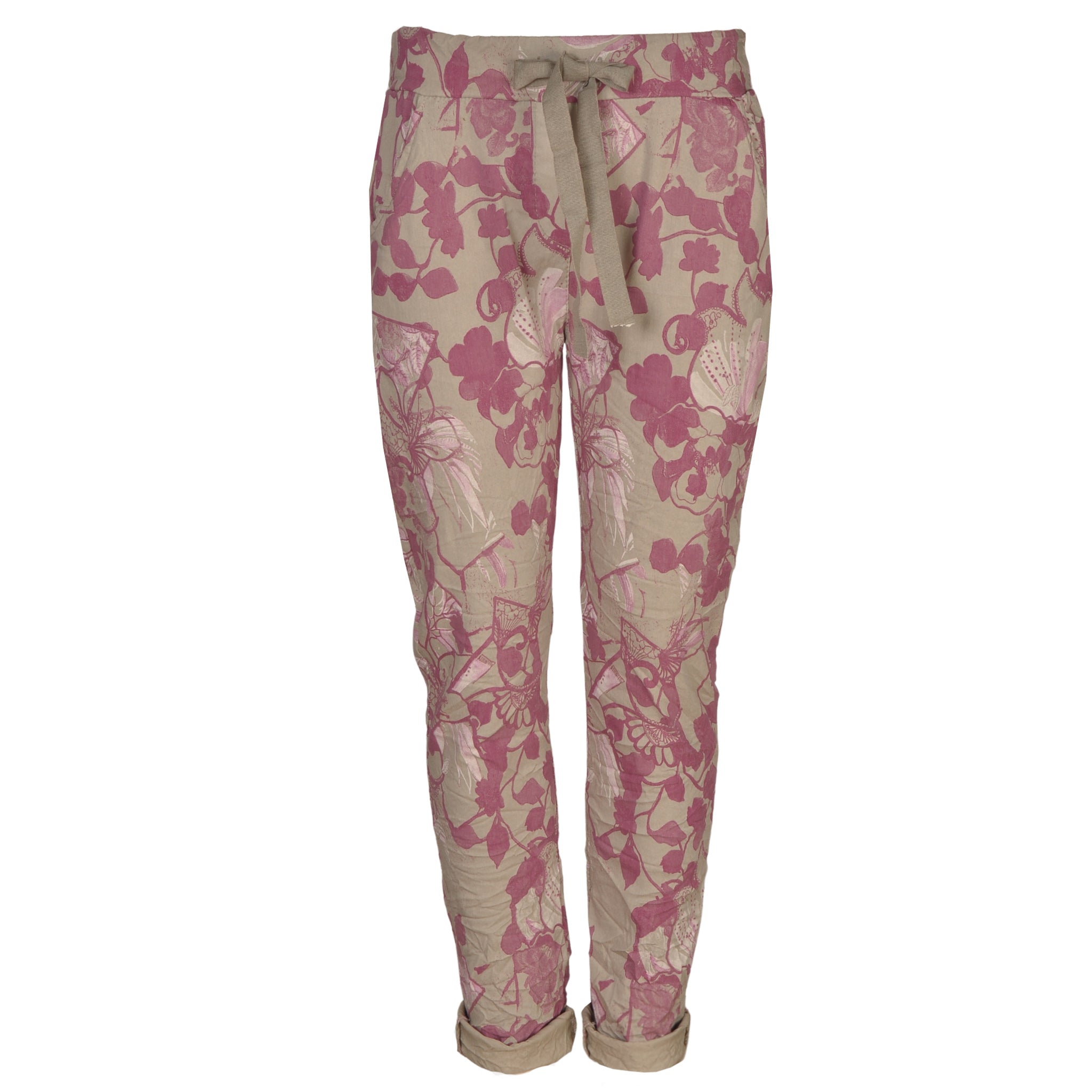 Floral print pants