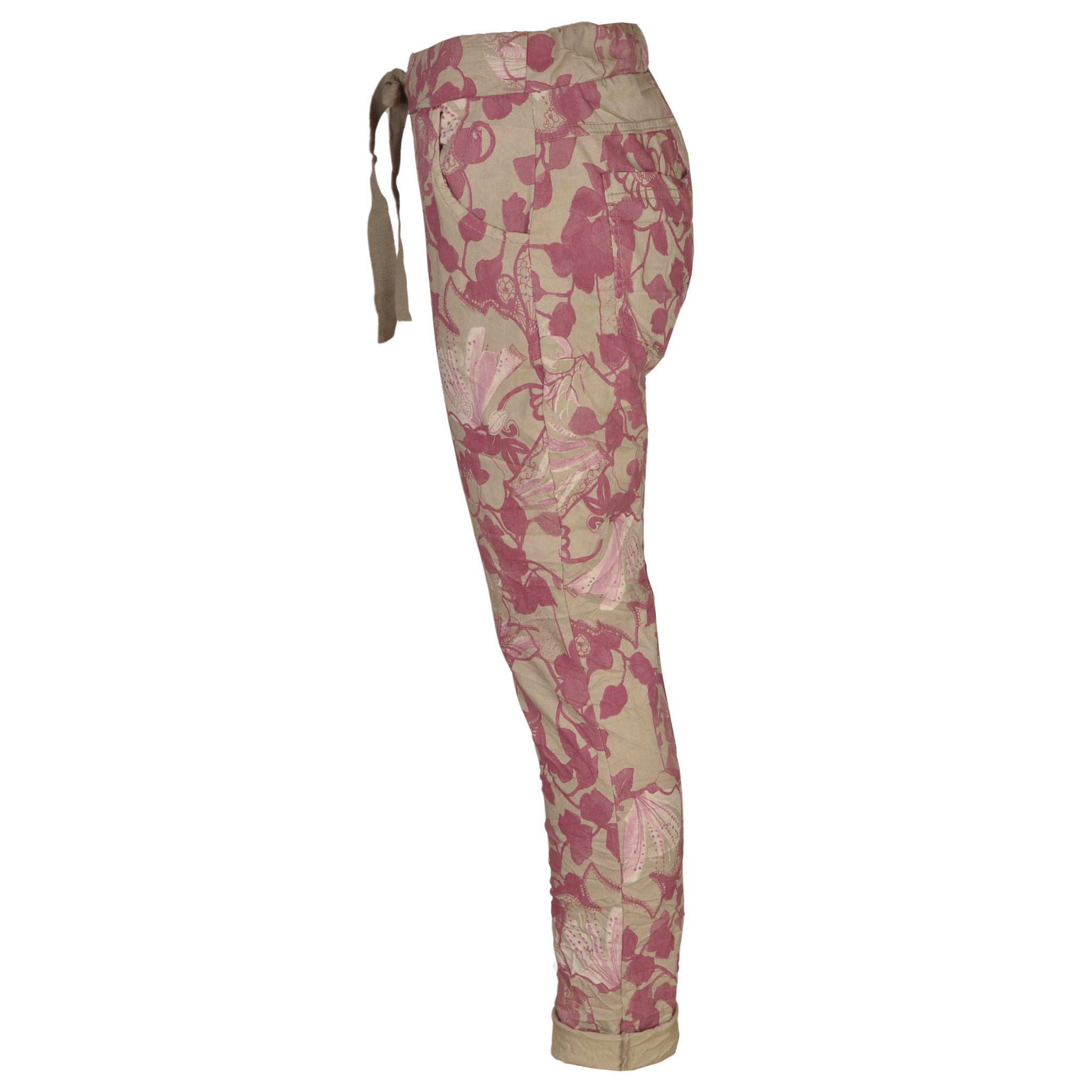 Floral print pants