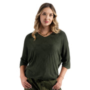 Multi heart batwing top