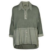 2-Textured overdyed top