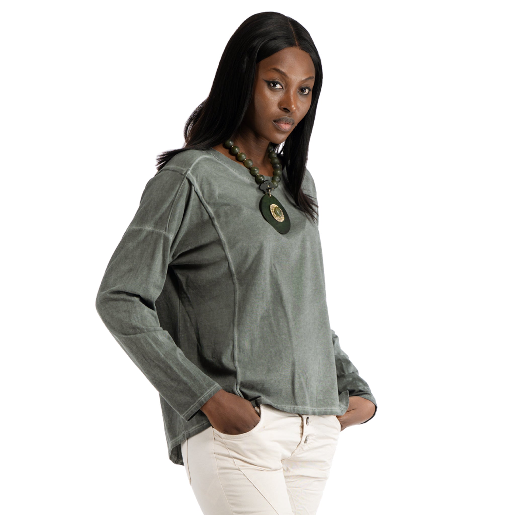 Overdyed panel top