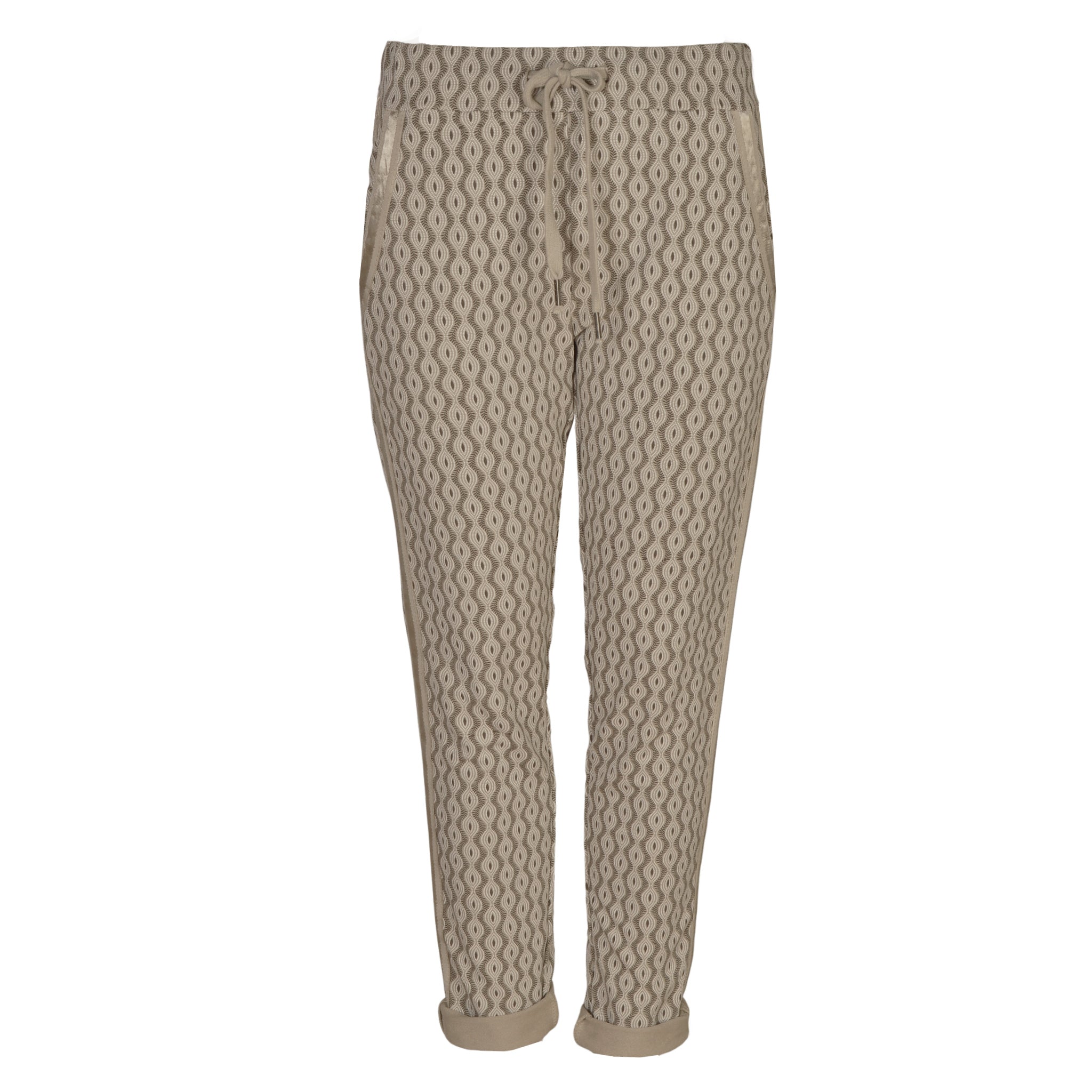 Fine leaf braided pants