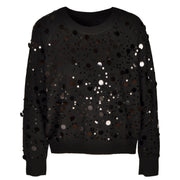 Sequin knit top