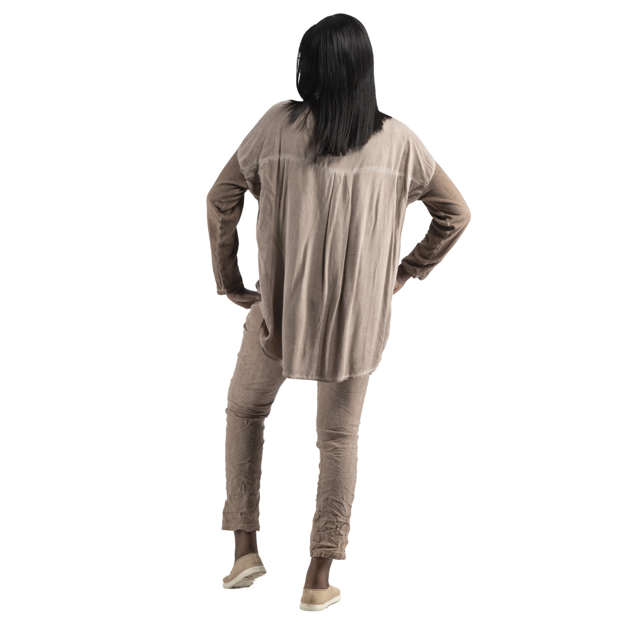 2-Textured overdyed top