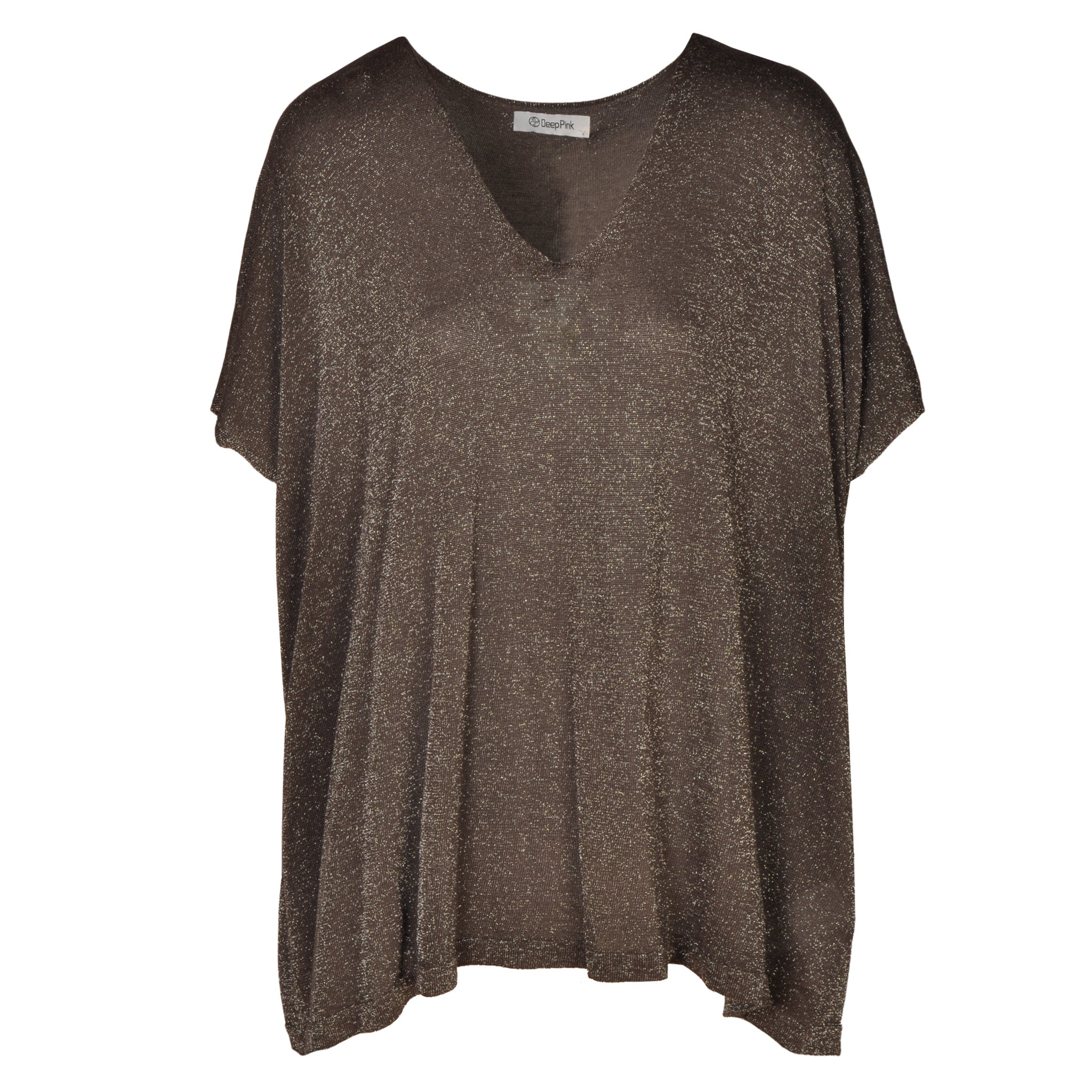 Shimmer lurex knit top