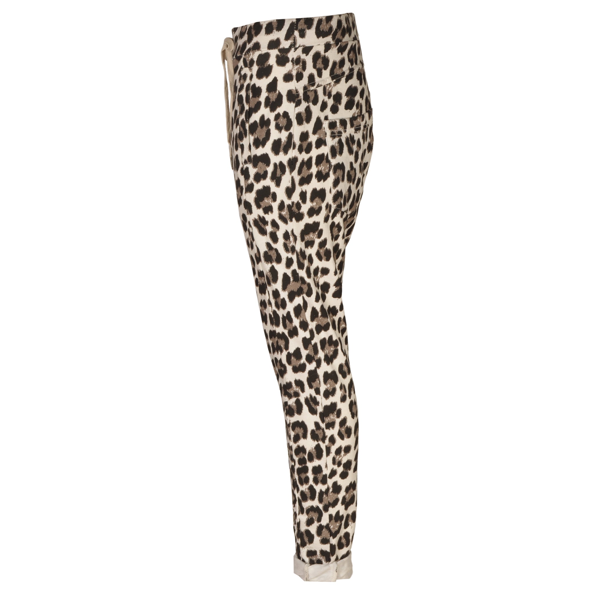 Animal print harem pant