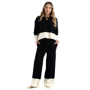Knitted top and pant set
