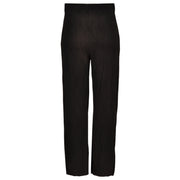 Straight leg cable knit pants