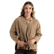 Quilted corduroy jacket