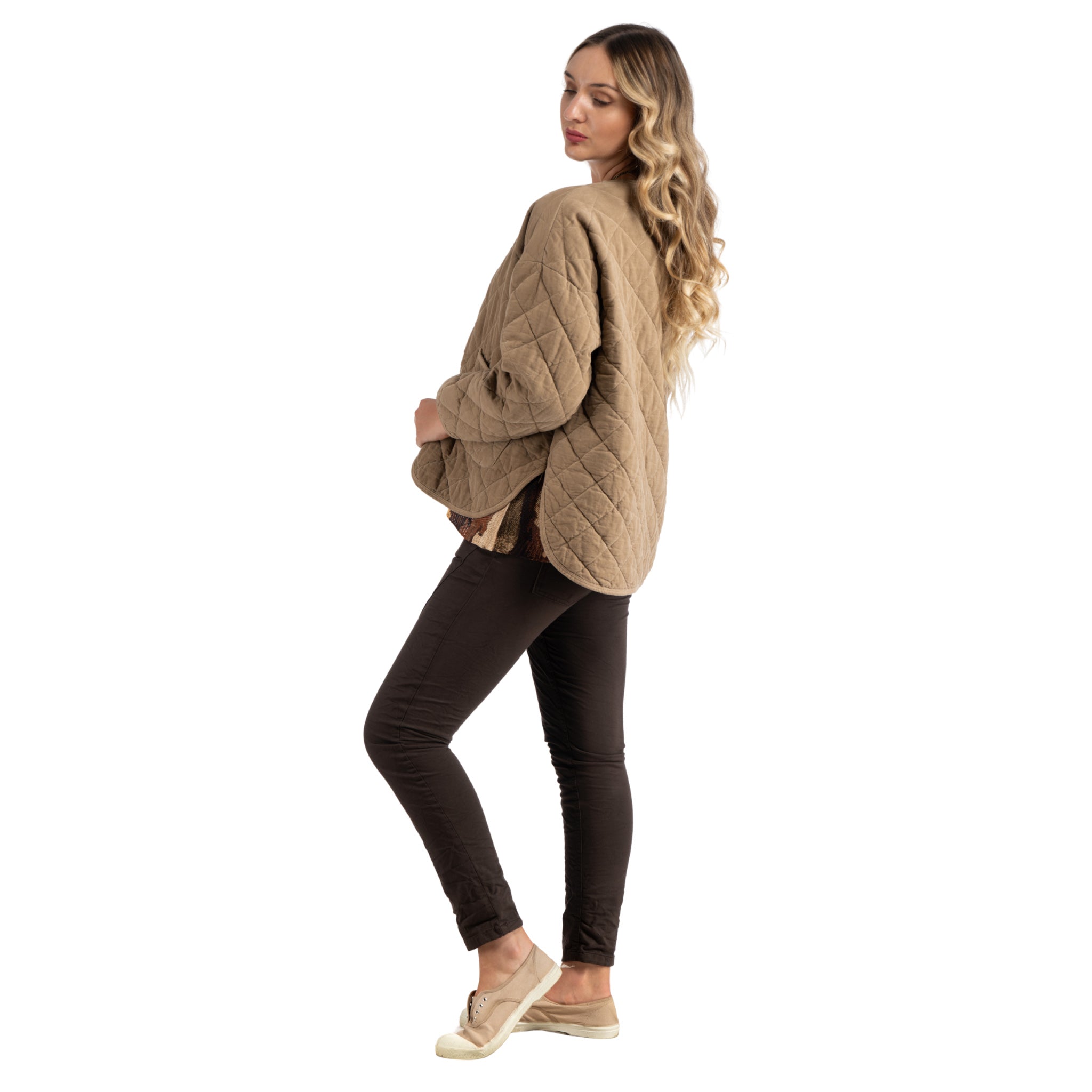 Quilted corduroy jacket