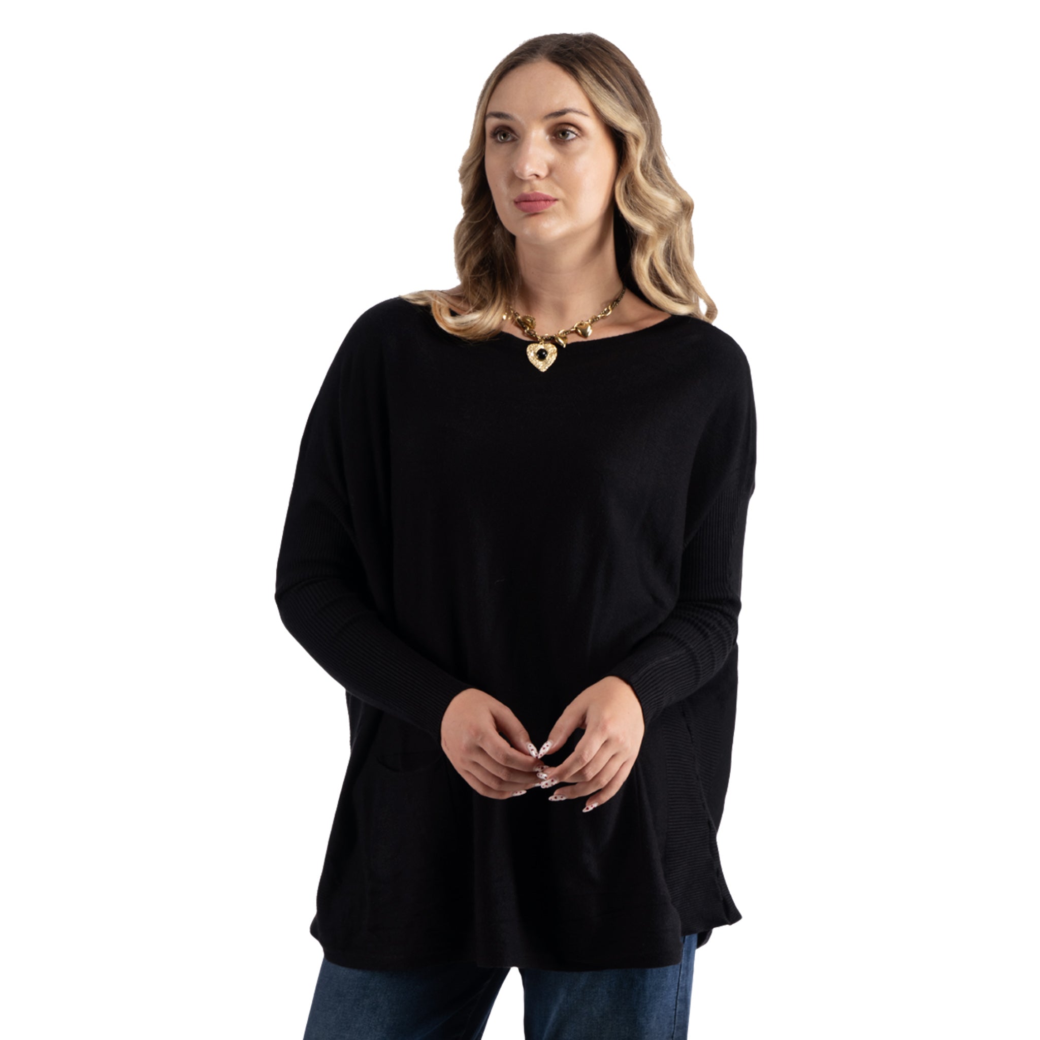 Oversized knit top