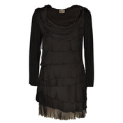 Layered silky dress