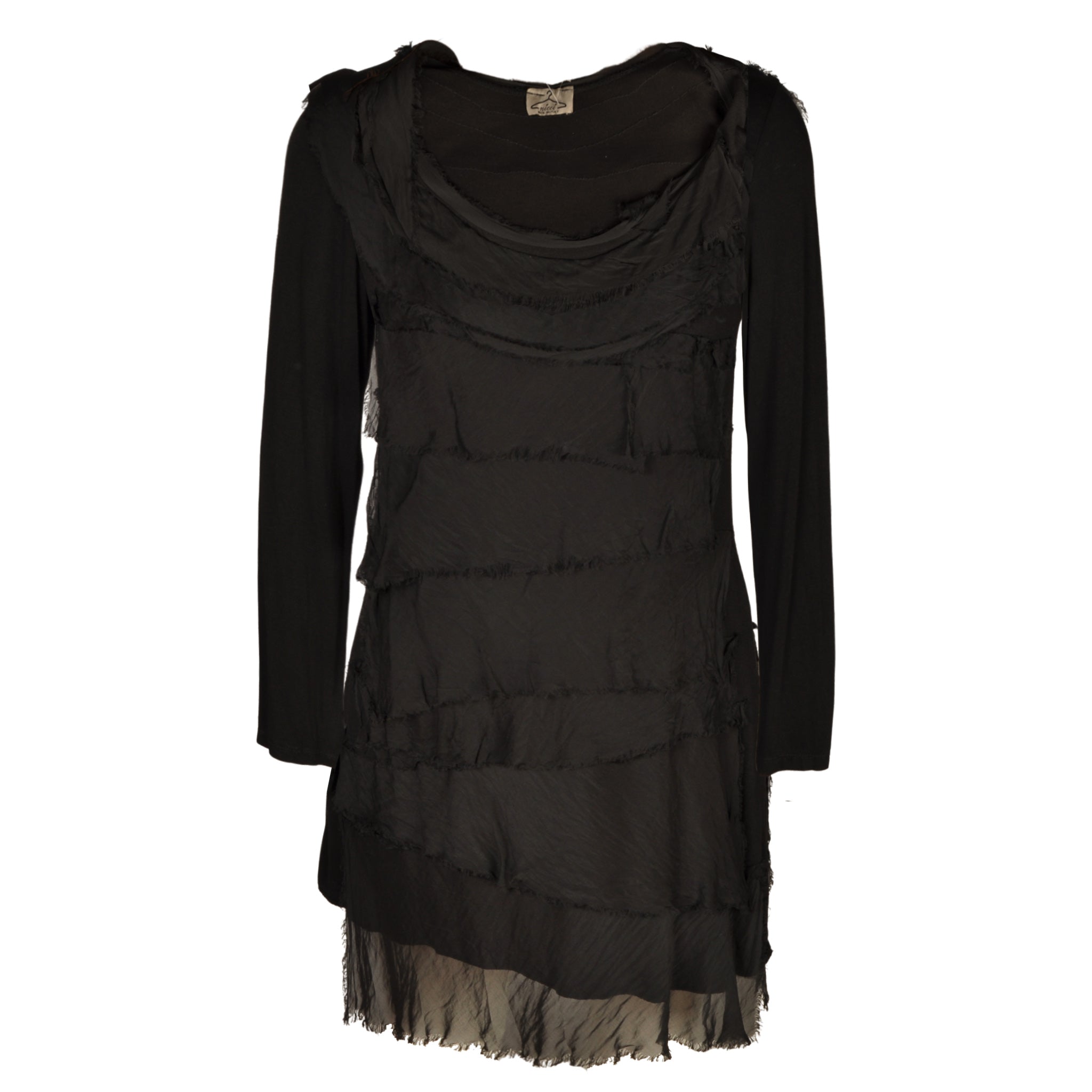 Layered silky dress