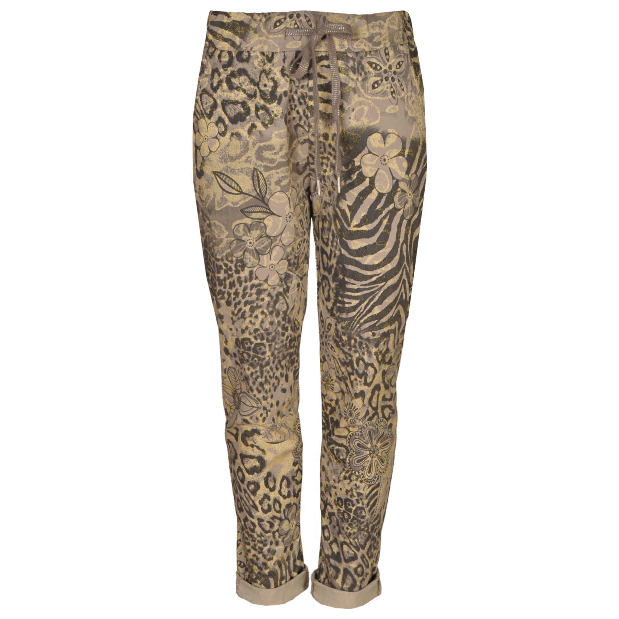 Glitter animal flower pant