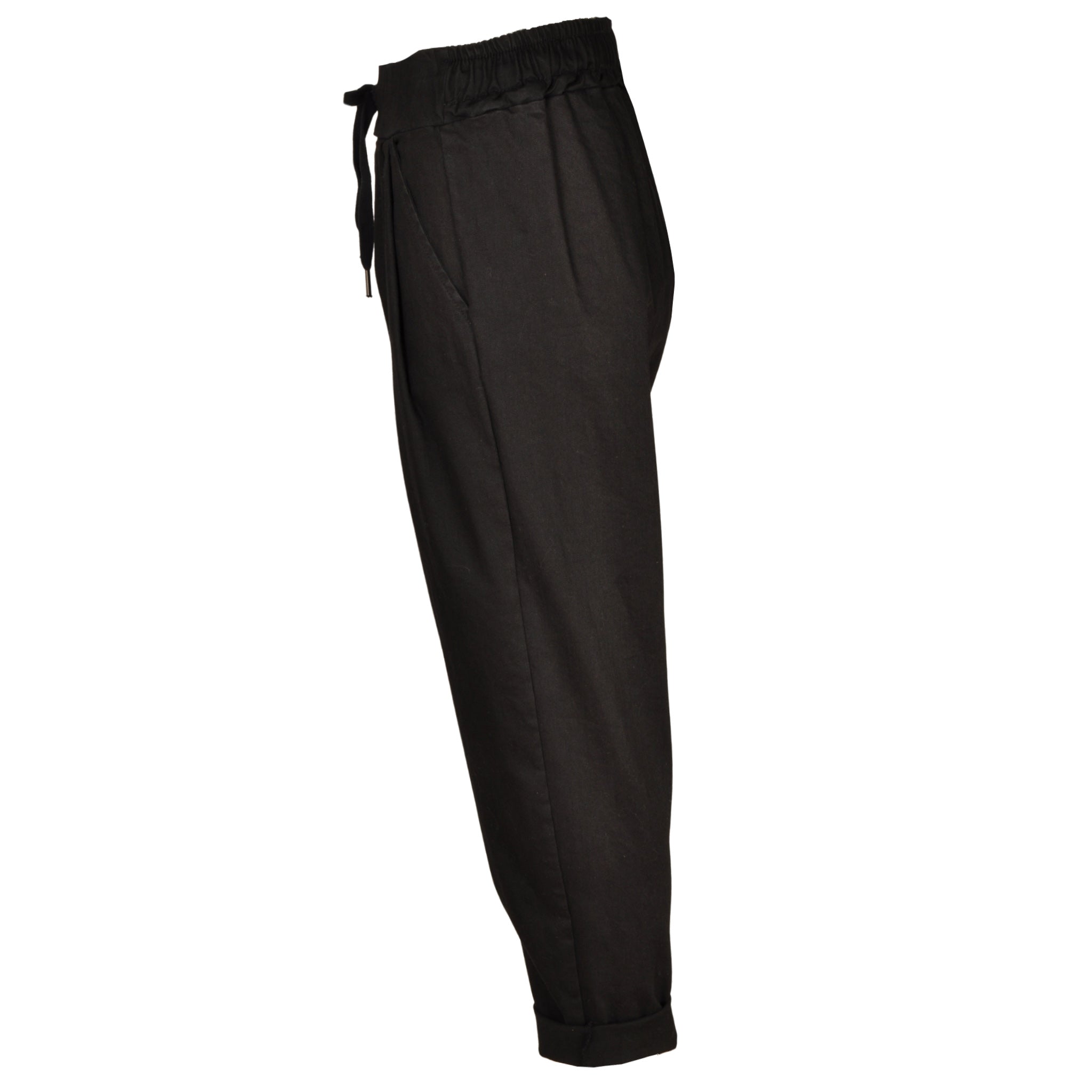 Drawstring dart balloon pants