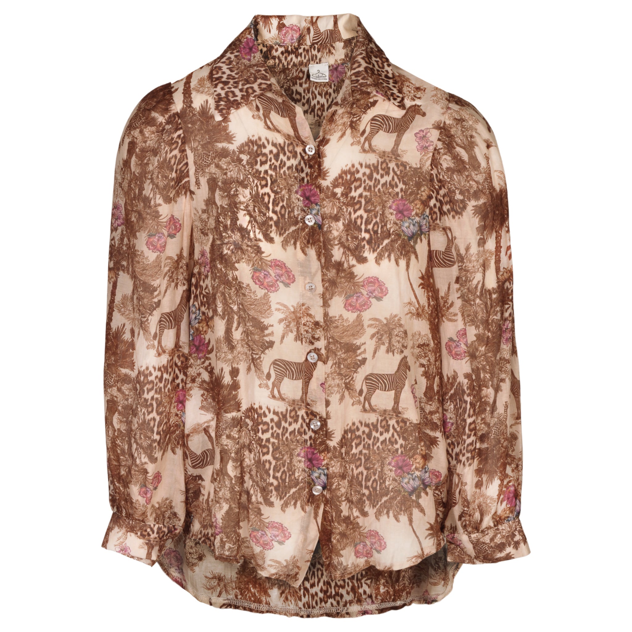Zebra toile print shirt