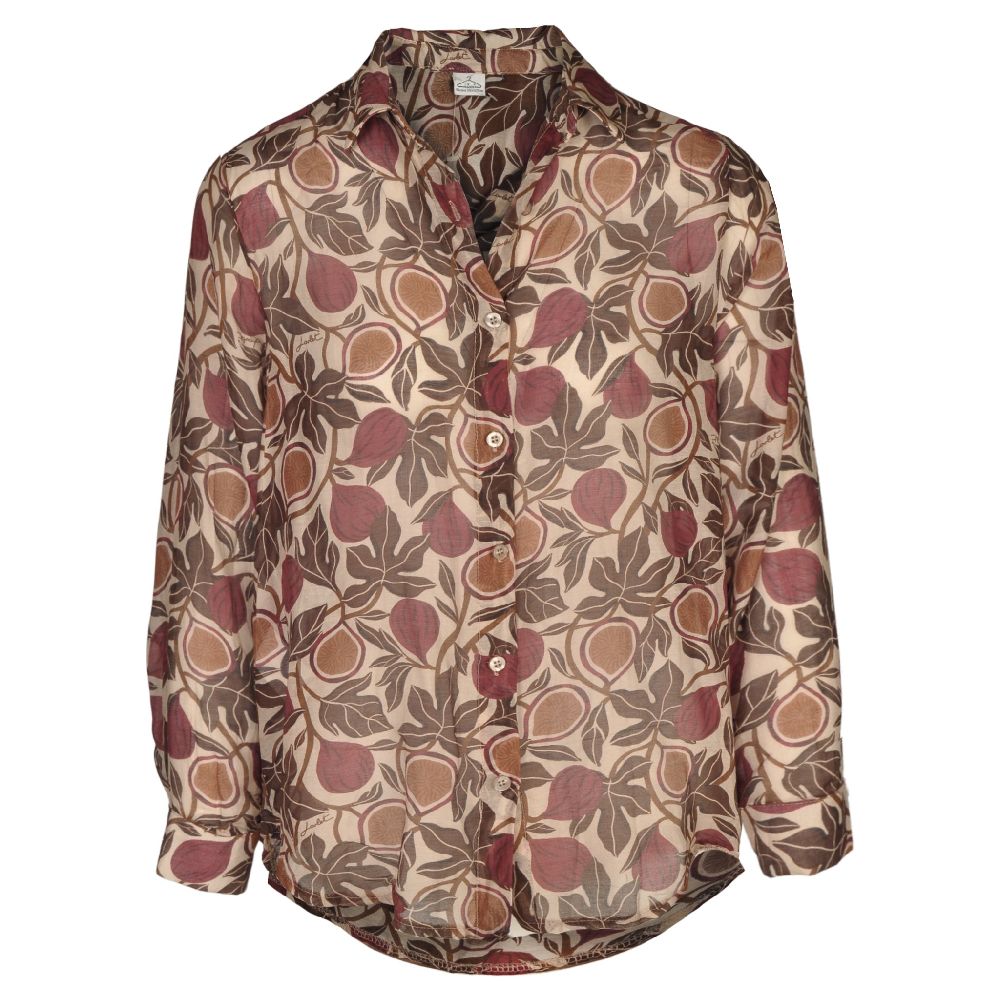 Fig leaf print shirt