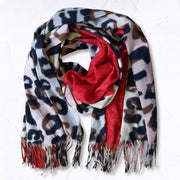 Multi patch animal scarf