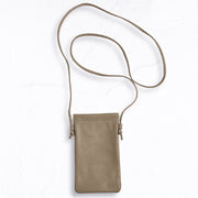 Genuine leather cell phone pouch