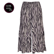 Nicci Zebra Jack wide leg pant