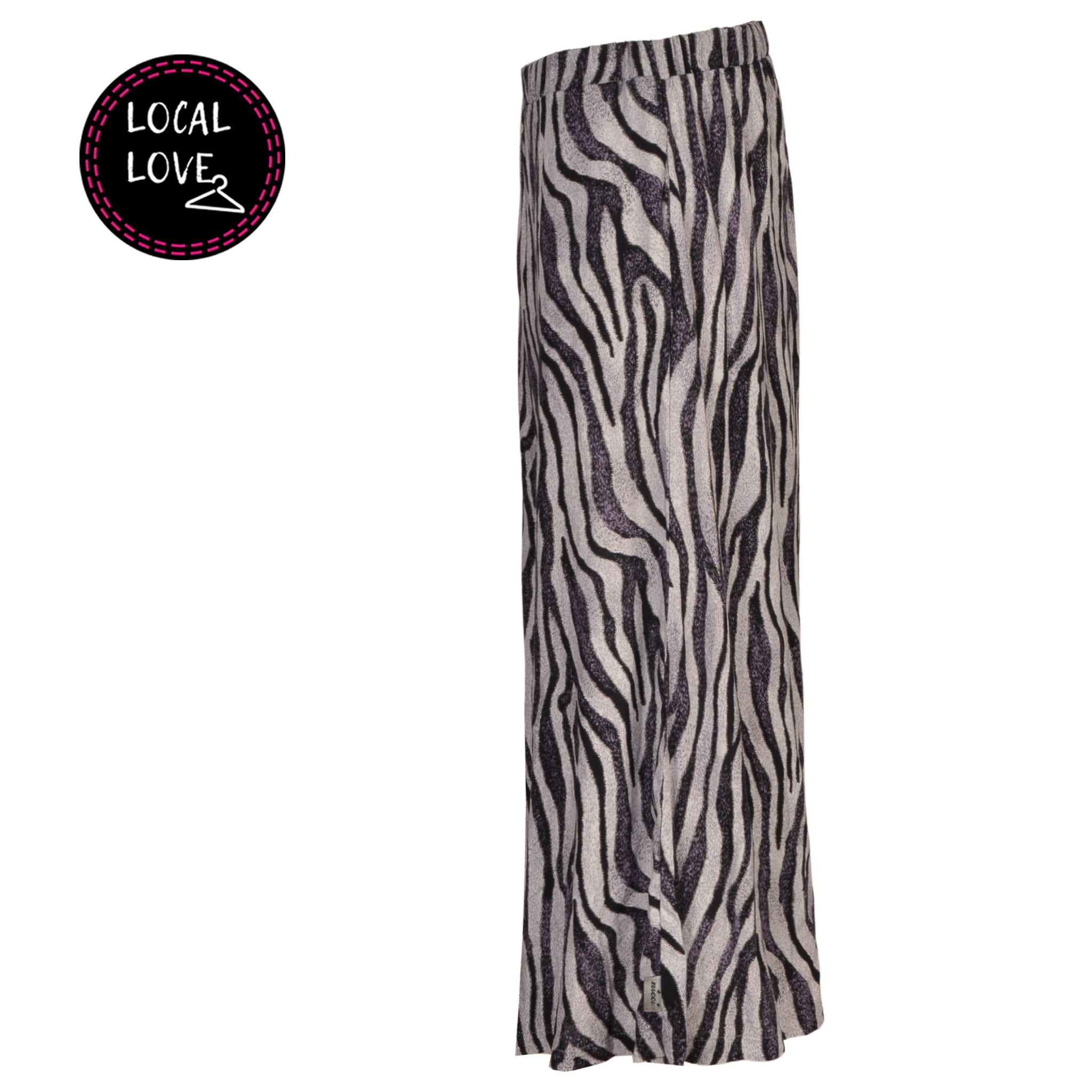 Nicci Zebra Jack wide leg pant
