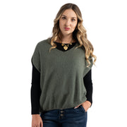 Oversized boxy knit top