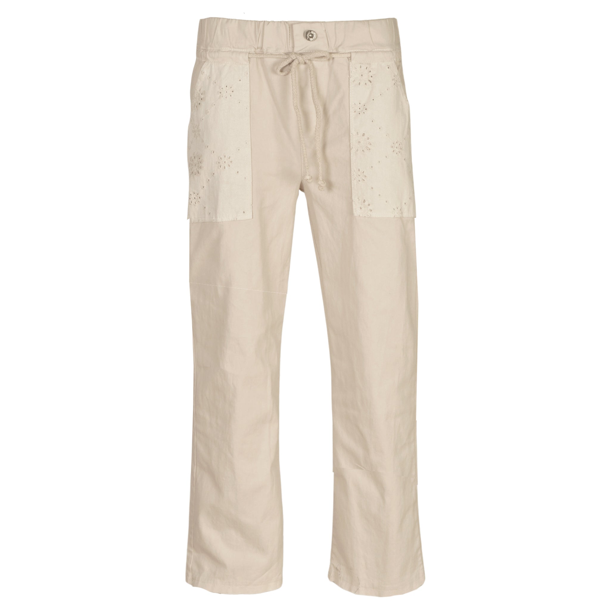 Anglaise pocket straight leg pants