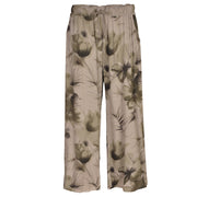Giant flower print pants