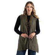 Collared gilet