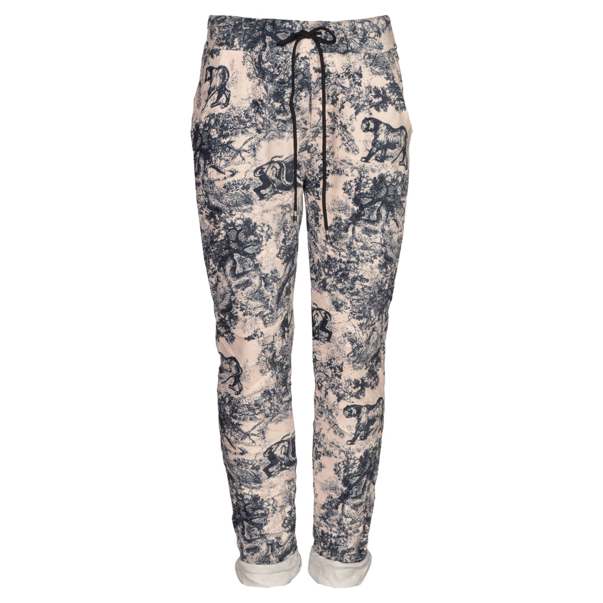 Jungle toile print pants