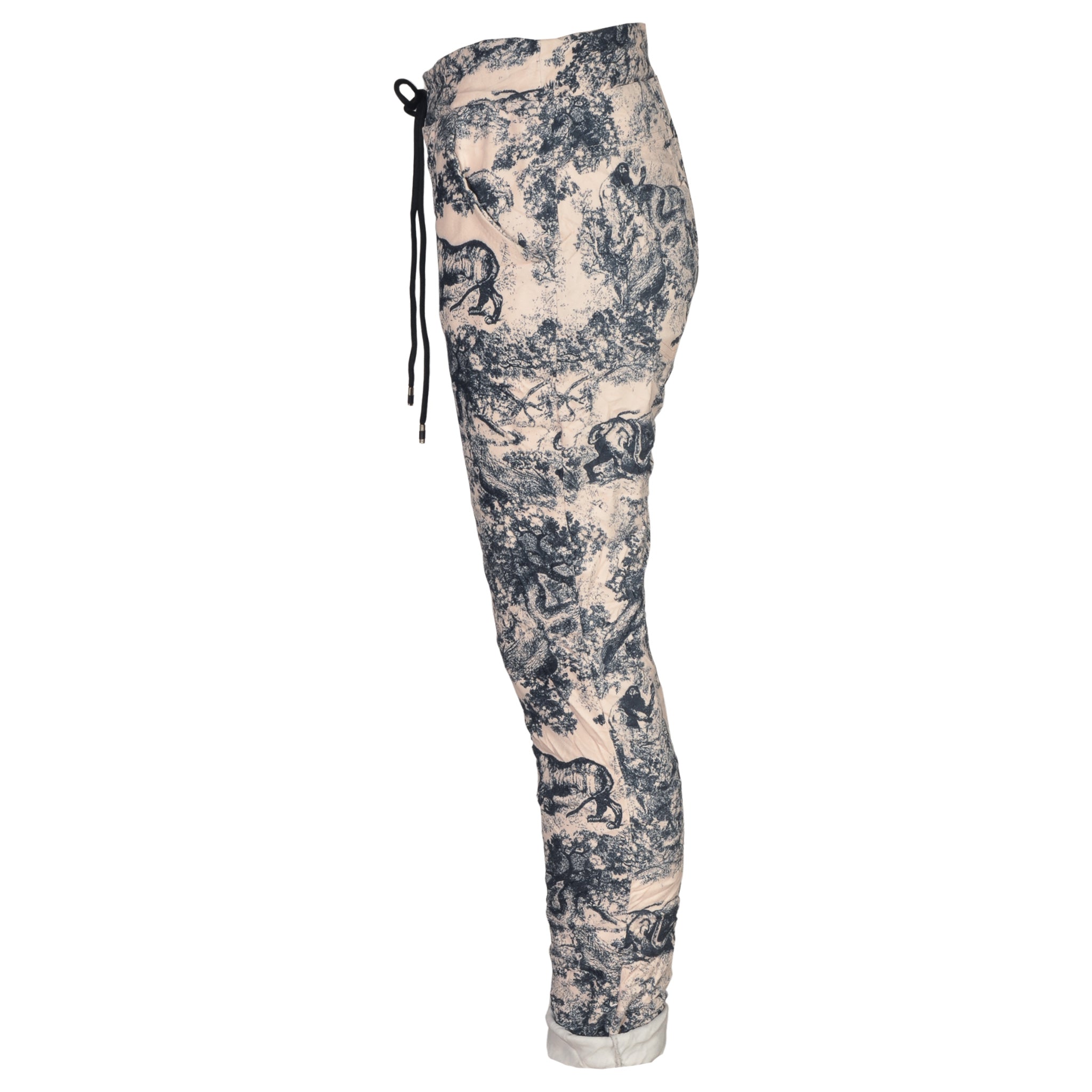 Jungle toile print pants