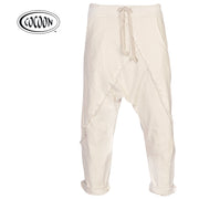 Cocoon 2-Textured raw-edge corduroy pants