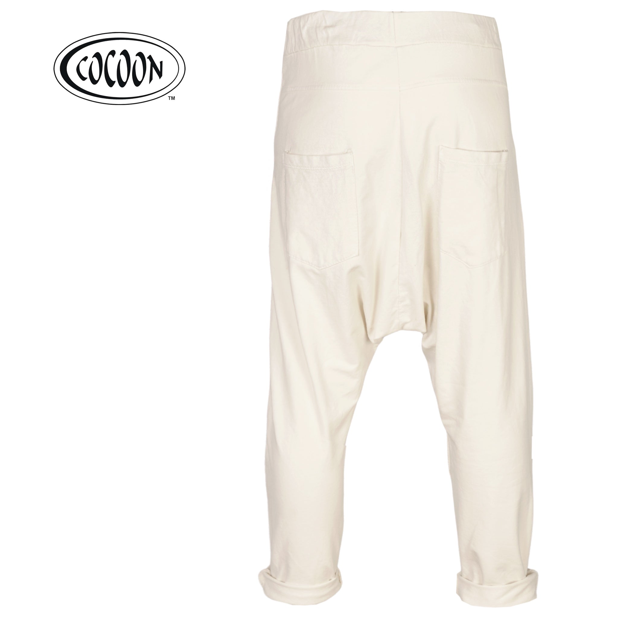 Cocoon 2-Textured raw-edge corduroy pants