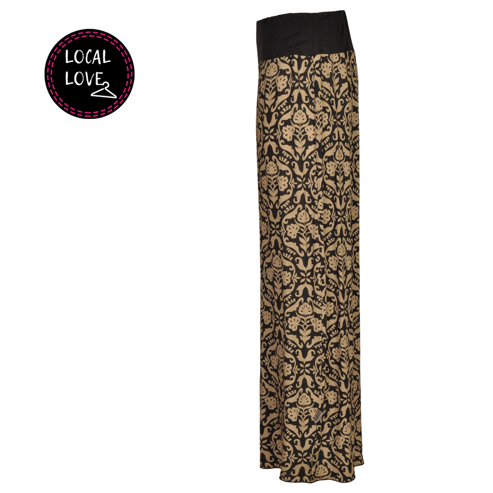 Nicci Damask Pegasus wide leg pants