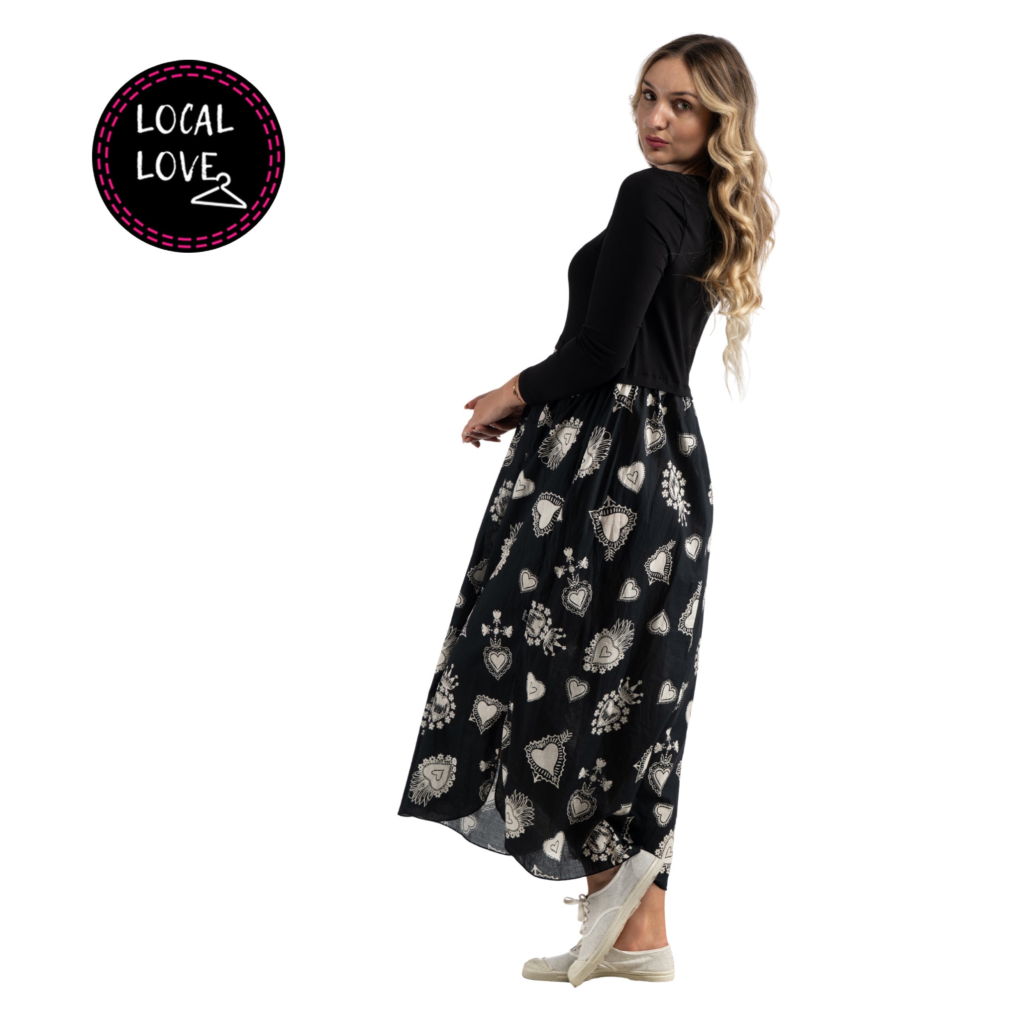 Nicci Blake Cora 2-textured dress