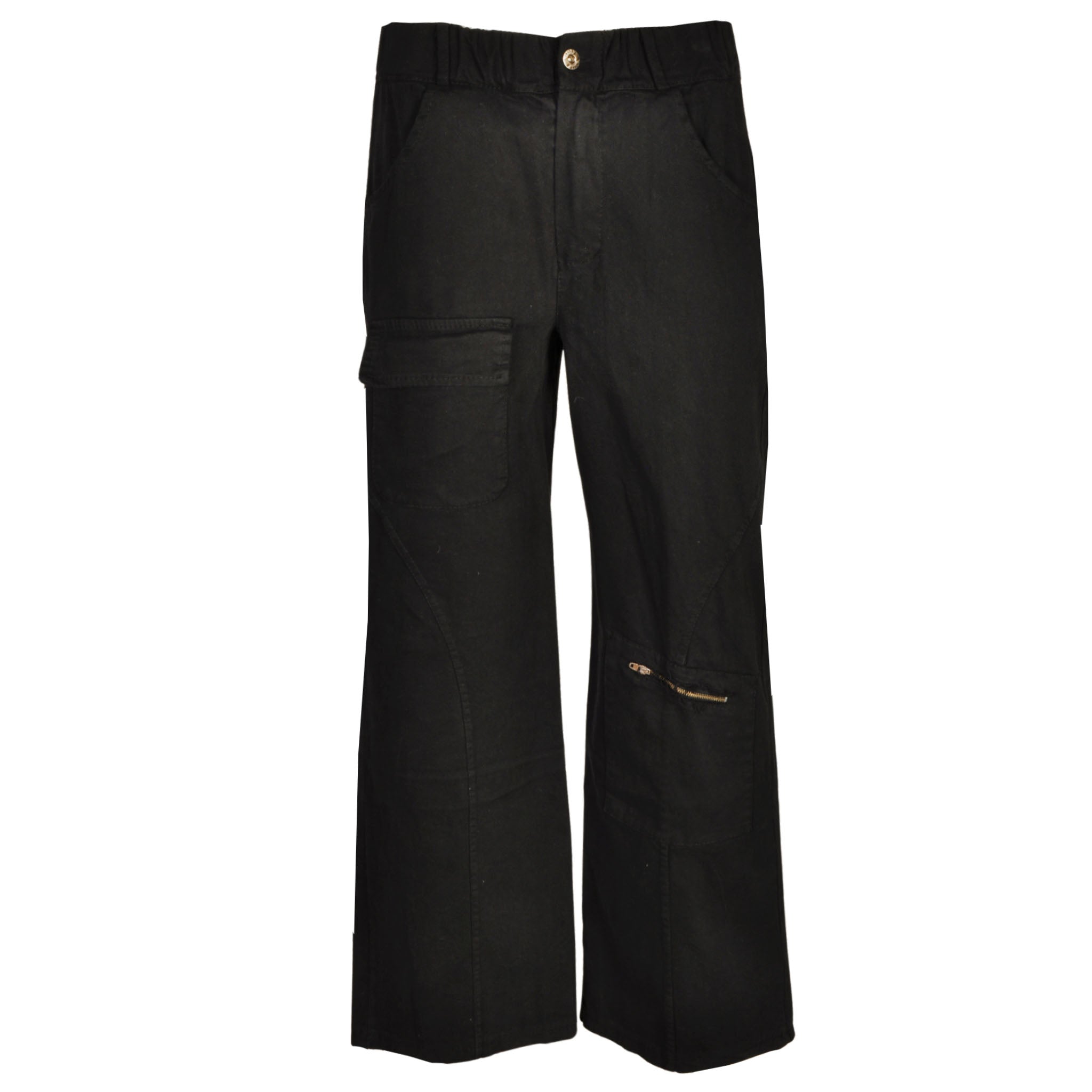 Flared cargo pants