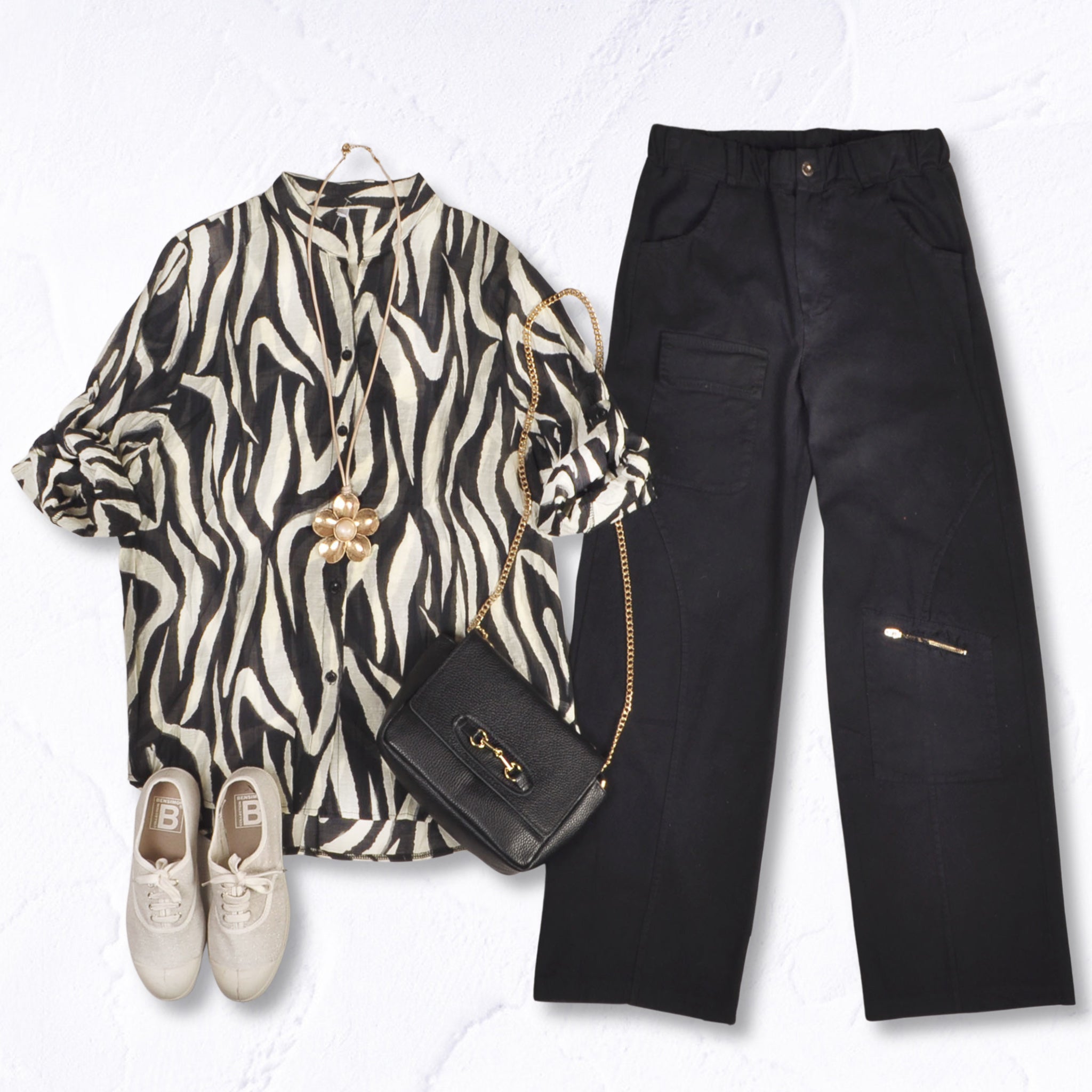 Zebra print shirt
