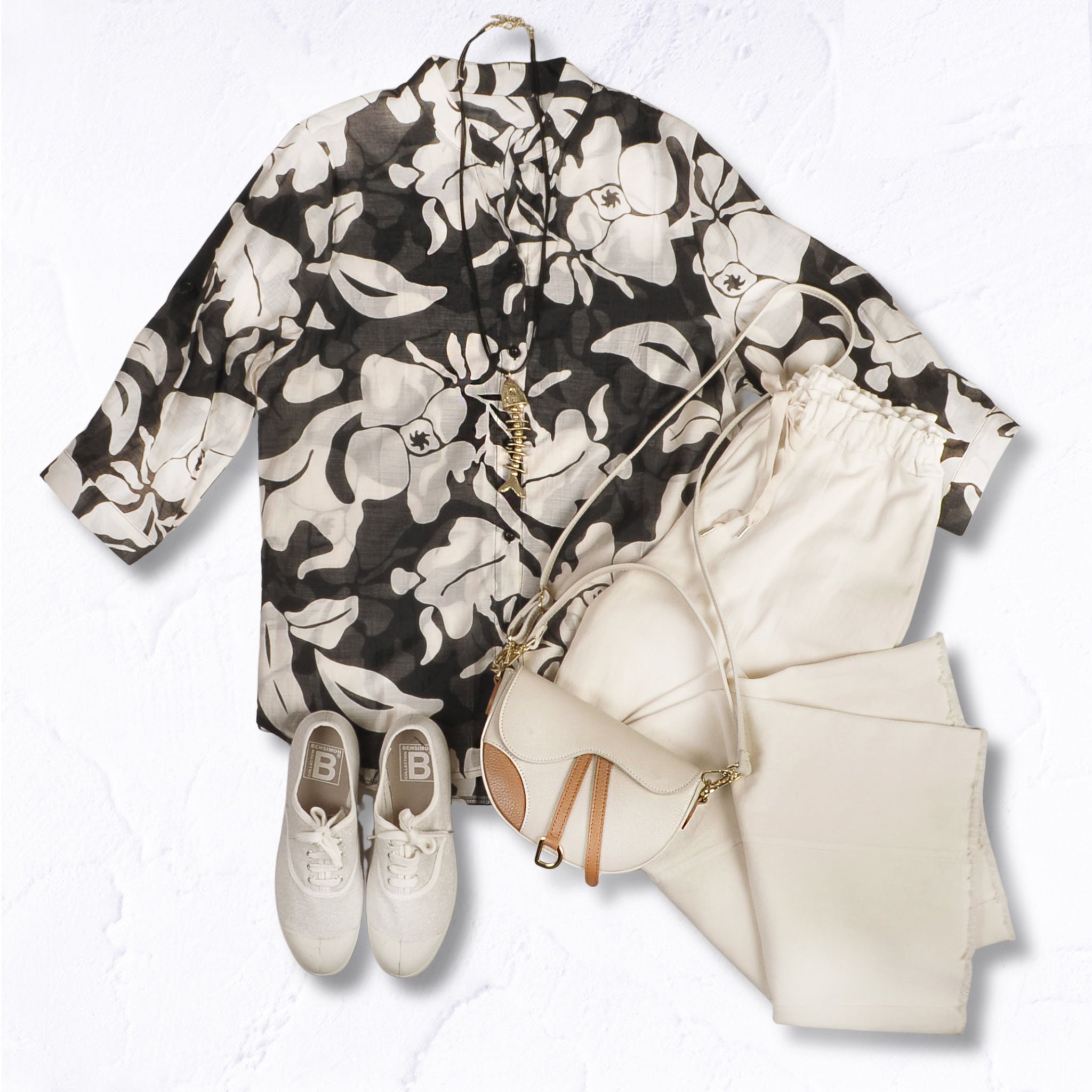 Floral print shirt