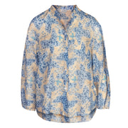Leopard butterfly print shirt