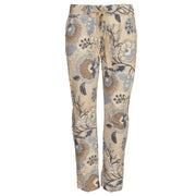 Folk print pants