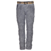 Belted suede pants