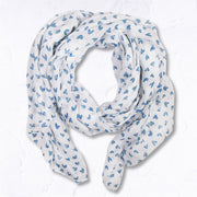 Mini heart print scarf