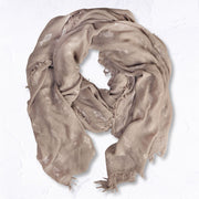 Fish print bamboo scarf
