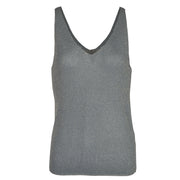 Lurex knit vest