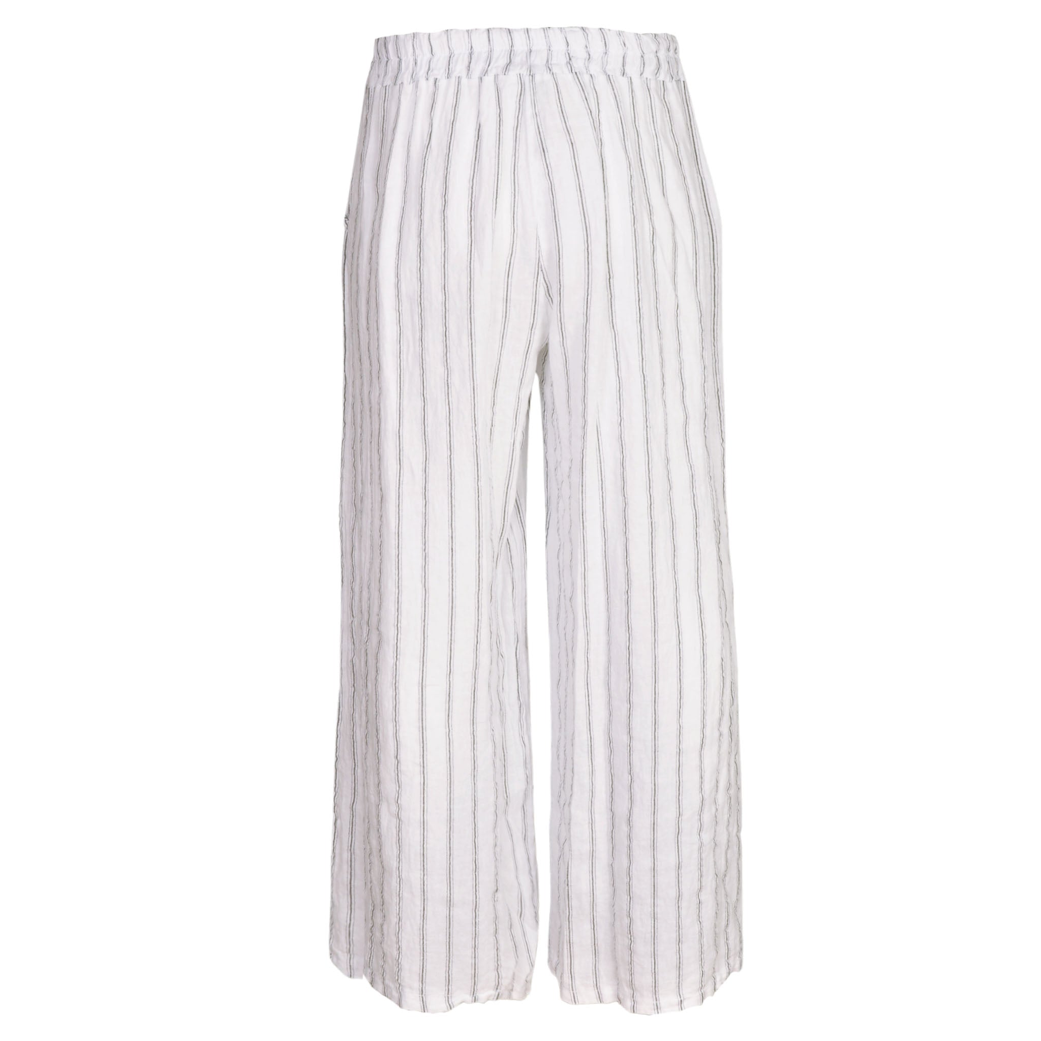 Striped linen pant