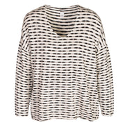 Striped knit top